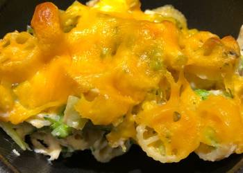 Popular Recipe Shredded Chicken Broccoli  Pasta Bake Delicious Perfect