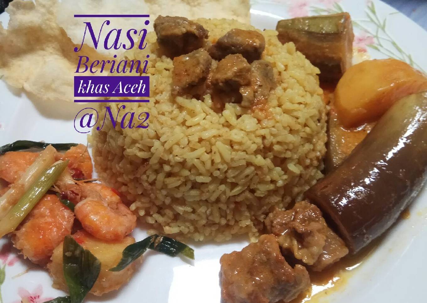 Nasi biryani versi khas aceh
