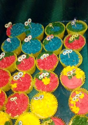 Una foto de Cupcakes divertidos
