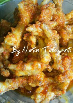 Foto resep Ceker mercon pedas😘😘