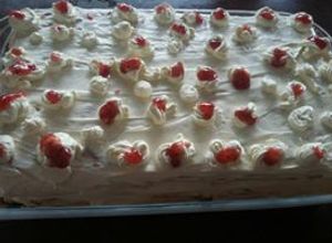 Una foto de Torta de galletas de soda Verónica