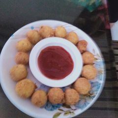 A picture of Aloo cheese paneer marble Goti.