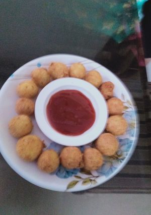 A picture of Aloo cheese paneer marble Goti.