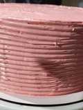 Buttercream color rosa