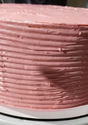Una foto de Buttercream color rosa