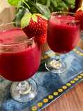 عصير فراولة وشمندر وبرتقال🍓🍊