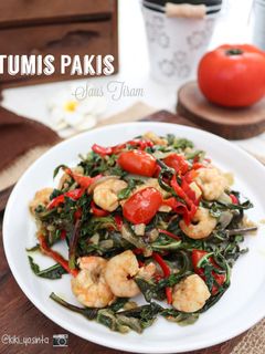 Foto resep Tumis Pakis Saus Tiram