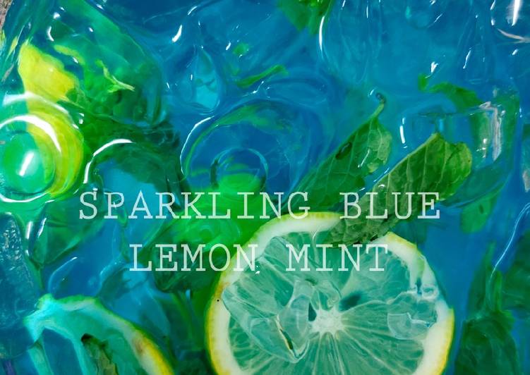 Sparkling Blue Lemon Mint - resepipouler.com