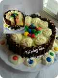 Tart pelangi kukus