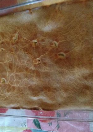Una foto de Fainá de queso licuada