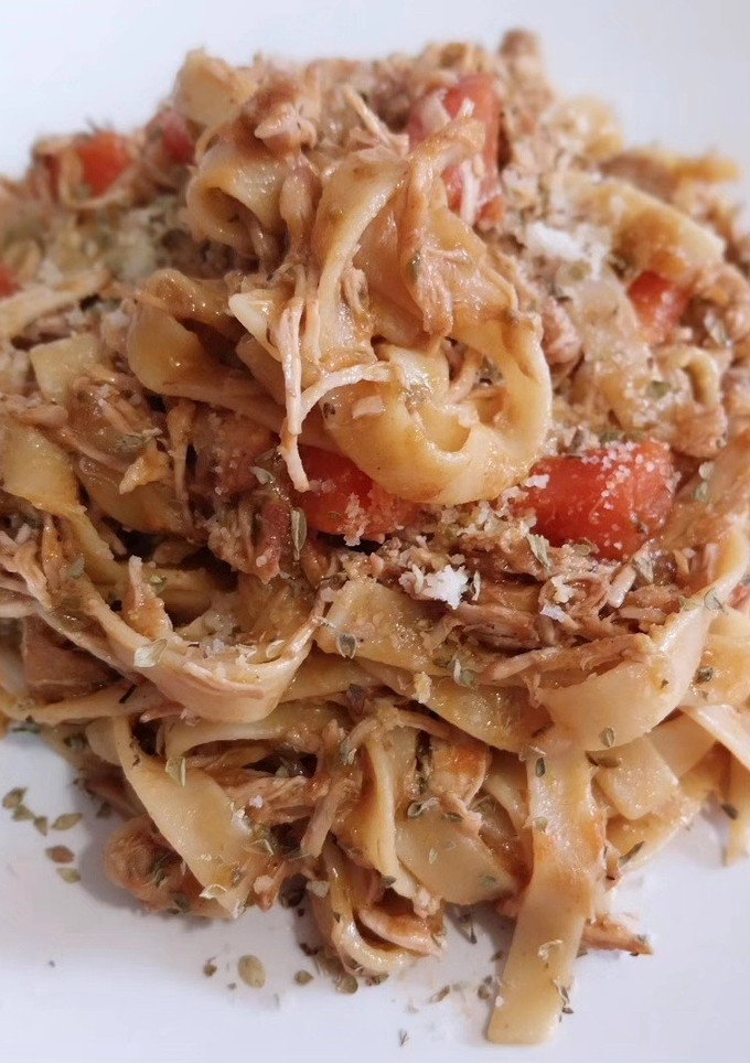 Una foto de Pasta con ragú de pavo