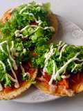 Tostadas de Tinga de Pollo