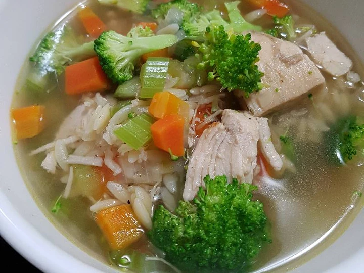 Recipe Spicy Turkey (or chicken) Orzo Soup the Can Spoil the Tongue You can take Joss in your mouth