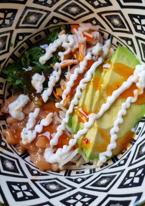 Una foto de Poke Bowl casero