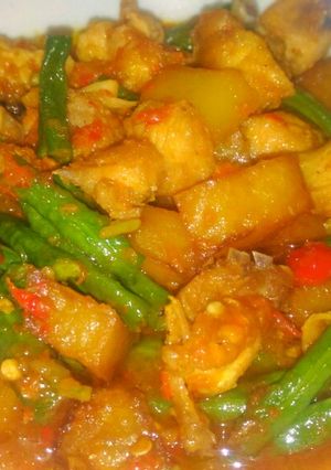 Foto resep Ayam Tumis Pedas