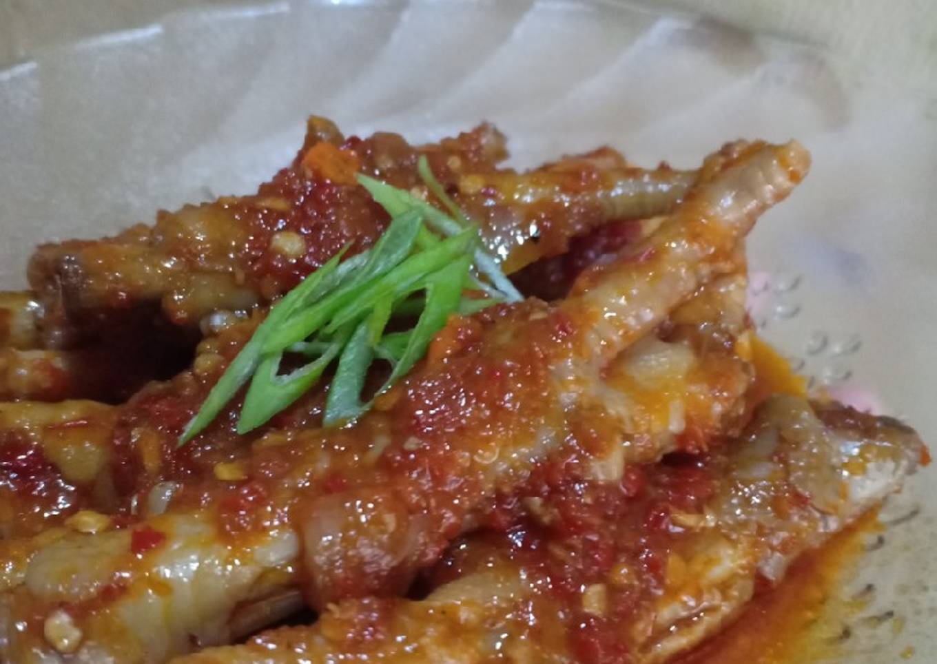 Ceker pedas mantap