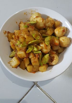Foto resep Sambal goreng kentang