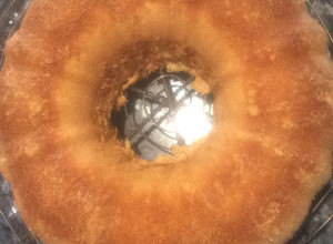 Una foto de Torta de mandioca y coco apto para celiacos y muy rápida