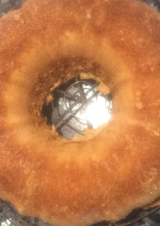 Una foto de Torta de mandioca y coco apto para celiacos y muy rápida