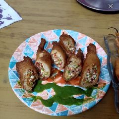 A picture of Dahi ke sholey.