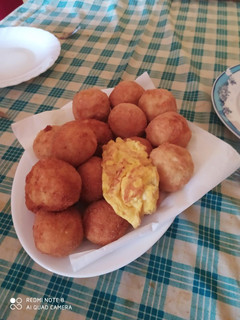 Una foto de Puré rebozado (patatas)