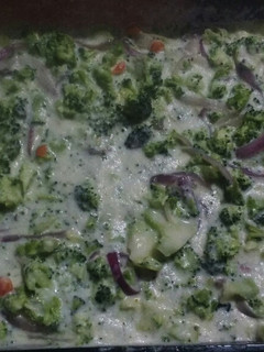 Una foto de Soufflé de verduras