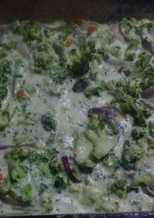 Una foto de Soufflé de verduras