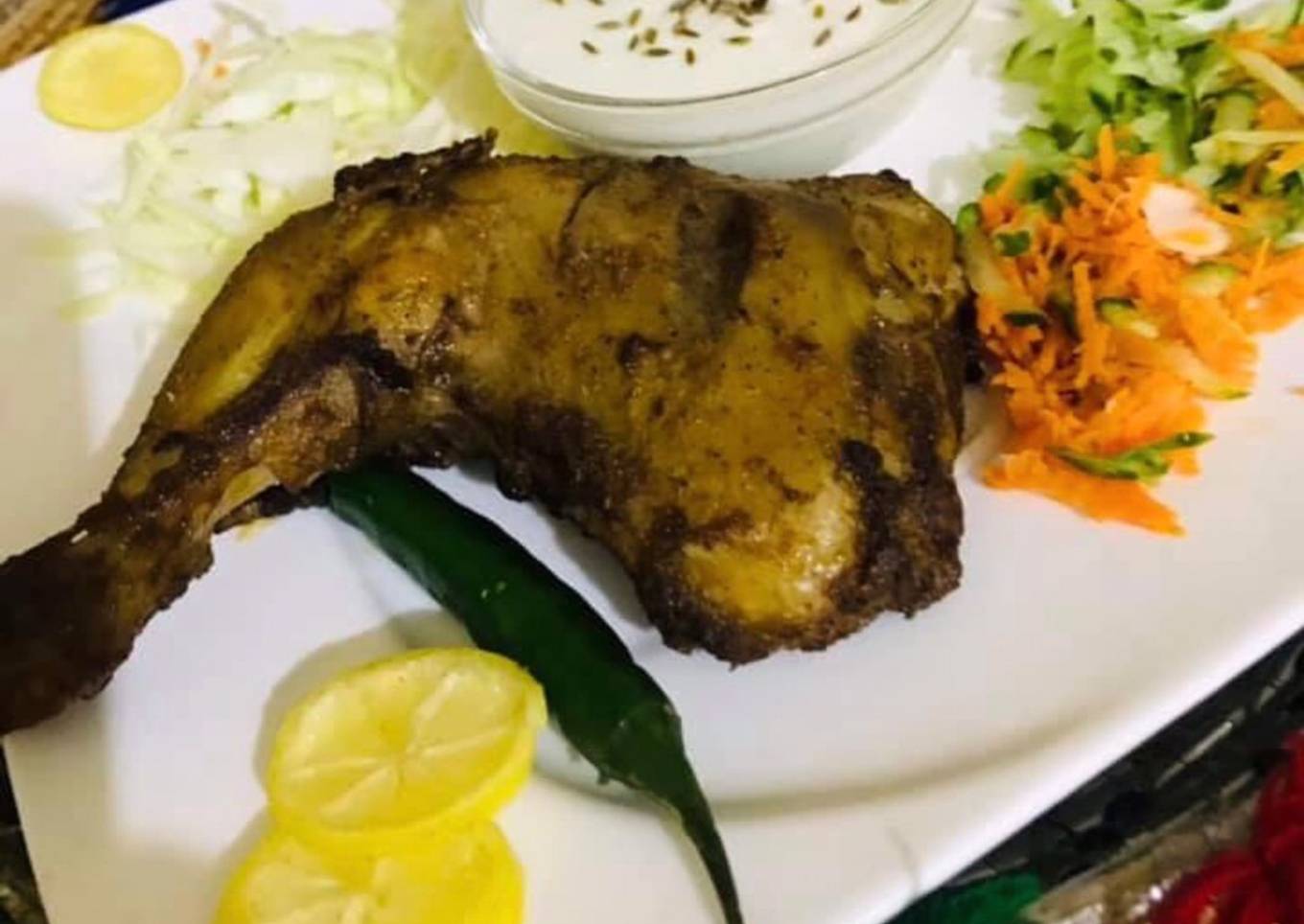 Chicken tikka (without oil)