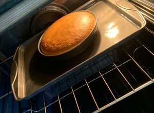 Hình của món Bánh bông lan phô mai.