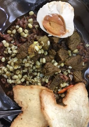 Foto resep Nasi rawon ala anak kos