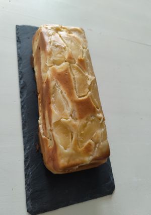 Une photo de Un moelleux aux pommes