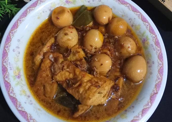 Resep Semur Tahu Telur Puyuh Oleh Vay Kitchen Cookpad