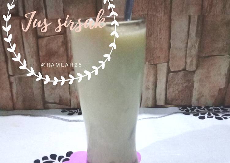 Resep Jus Sirsak no blender Enak dan Antiribet