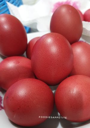 Foto resep Telur Merah Ulang Tahun