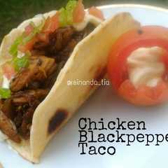 Chicken Blackpepper Taco (Bisa jadi kebab) রেসিপির প্রধান ছবি
