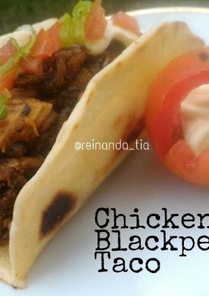 Foto resep Chicken Blackpepper Taco (Bisa jadi kebab)