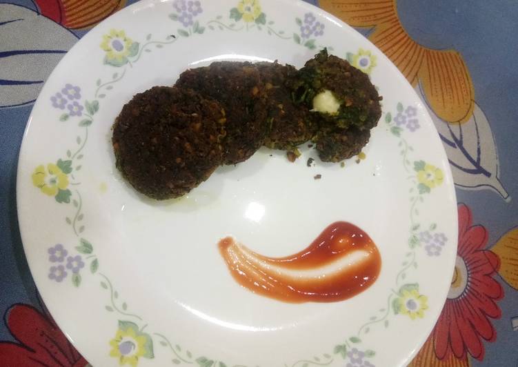Recipe of Ultimate Palak chole Tikki