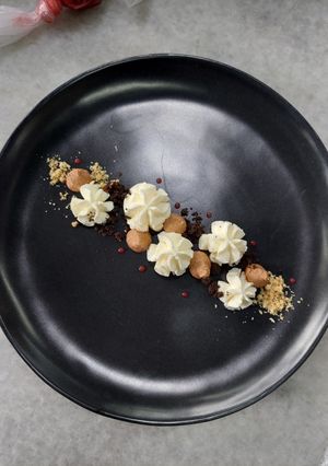 Foto resep Basic Plated Choco Mousse (White and Dark Chocolate)