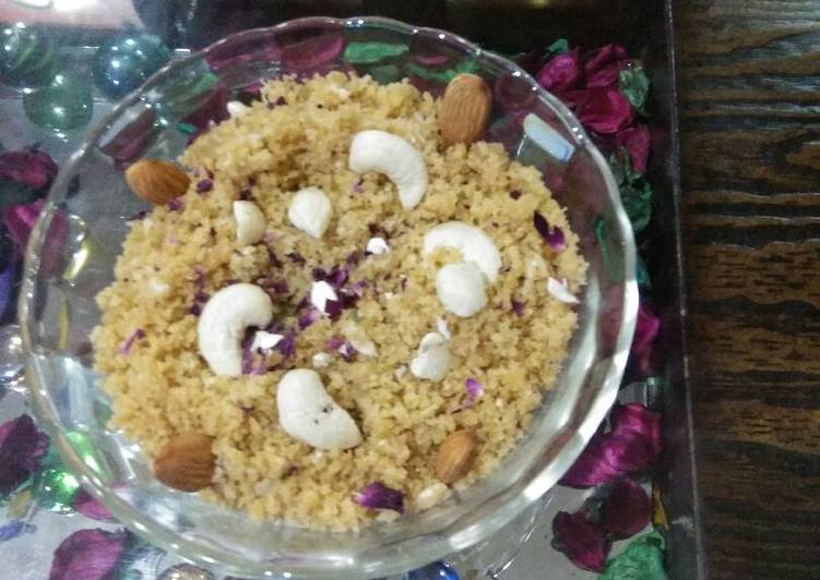 Simple Way to Make Churma with protein powder in 26 Minutes for Beginners