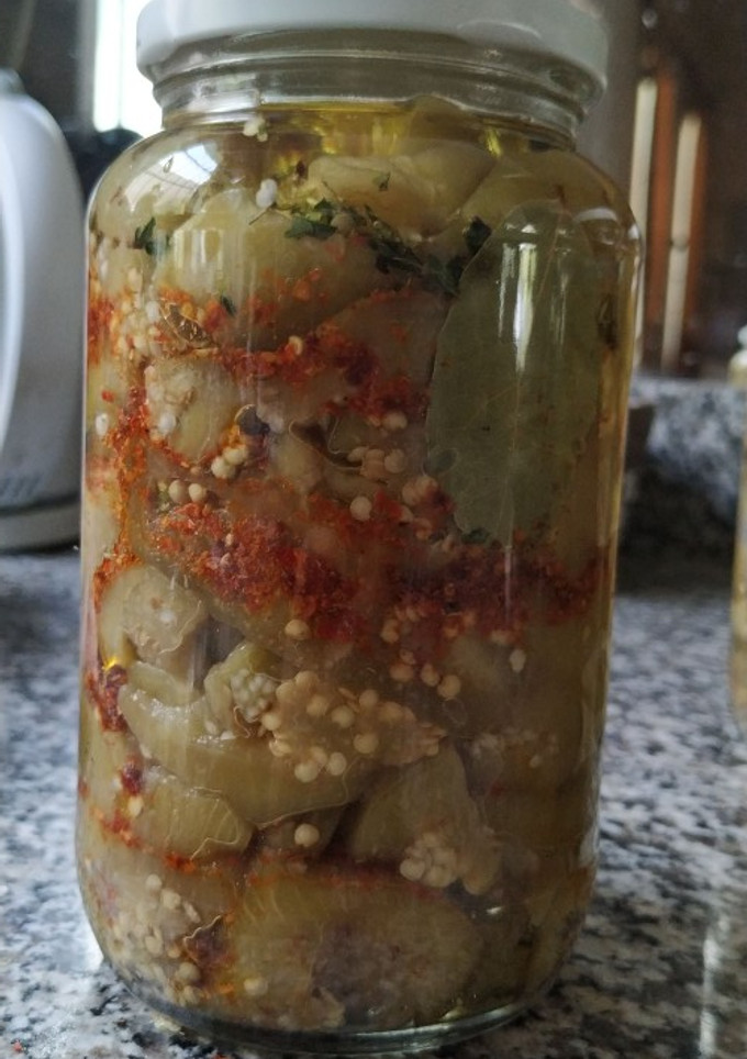 Una foto de Berenjenas al Escabeche
