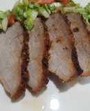 Carne de cerdo asada a la naranja