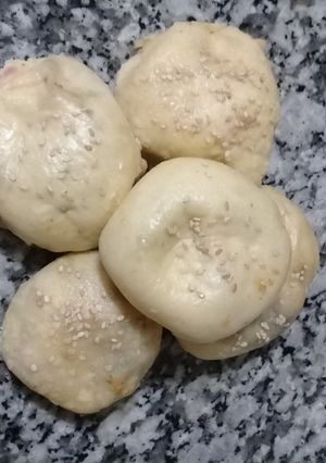 Una foto de Pan de jamón y queso😋❤
