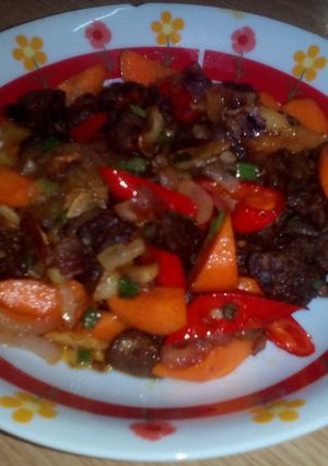 Foto resep Paru goreng kunyit