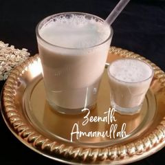 A picture of Homemade Oat Milk.