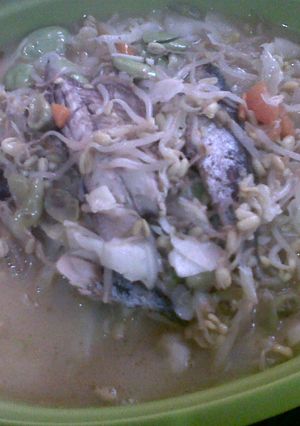 Foto resep Tumis touge santan ikan pindang