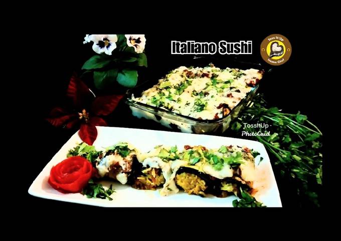 Italiano Sushi Or Aubergine Rolls