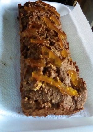 Una foto de Budín con harina integral y cascarilla (⁠◍⁠•⁠ᴗ⁠•⁠◍⁠)⁠✧⁠*⁠。