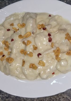 Una foto de Kokotxas de bacalao al pil pil