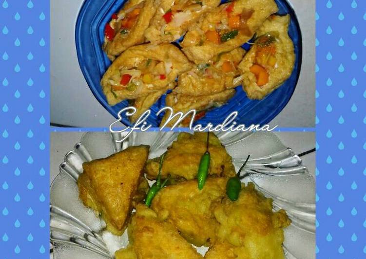 Tahu isi sayur pedas