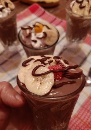 صورة لوصفة تحلية بسيطة 😋😋